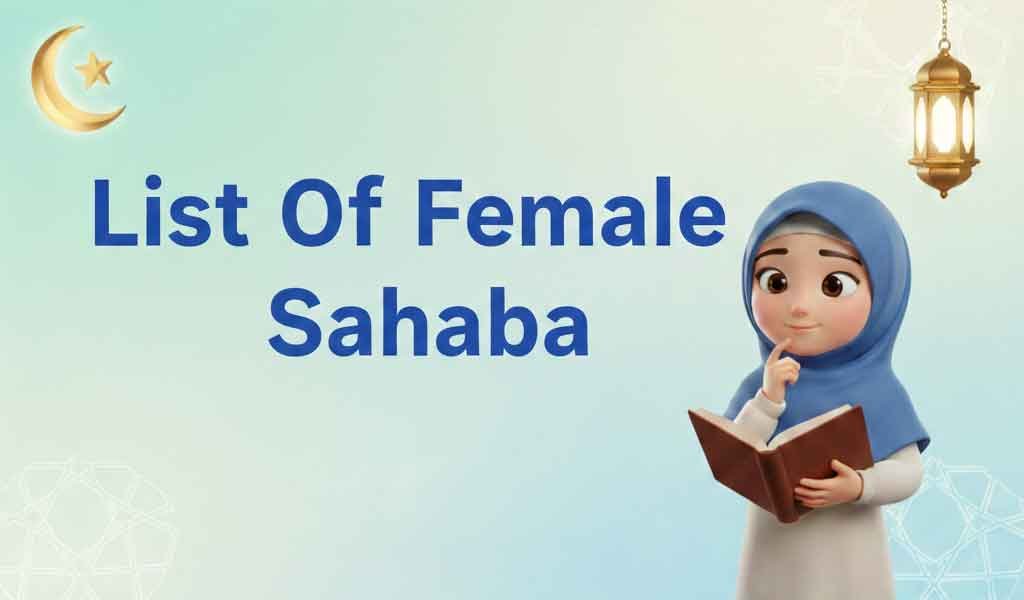 মহিলা সাহাবীদের নাম অর্থসহ, নারী সাহাবীদের নামের তালিকা